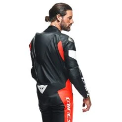 Dainese Tosa 1 Pcs Leather Suit Perf Black Fluo Red White 10 Dainese Tosa 1 Pcs Leather Suit Perf Black Fluo Red White -Moto Klaar dainese tosa 1 pcs leather suit perf black fluo red white 5