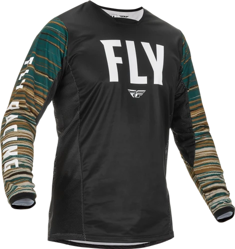 FLY Racing Kinetic Wave Jersey Black Rum 2 FLY Racing Kinetic Wave Jersey Black Rum - Afbeelding 2