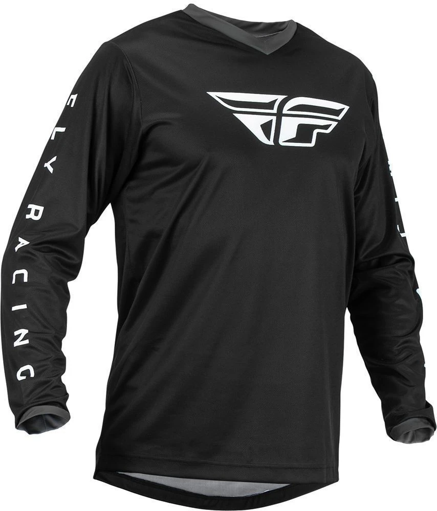 Fly Racing MX Jersey F-16 Black White 1 Fly Racing MX Jersey F-16 Black White