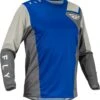 Fly Racing MX Jersey Kinetic Jet Blue Grey White
