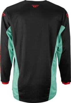 Fly Racing MX Jersey Kinetic S.E. Rave Black Mint Red