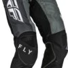 Fly Racing MX Pants Kinetic Jet Grey Dark Grey Black