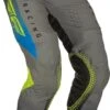 Fly Racing MX Pants Lite Grey Blue Hi-Vis