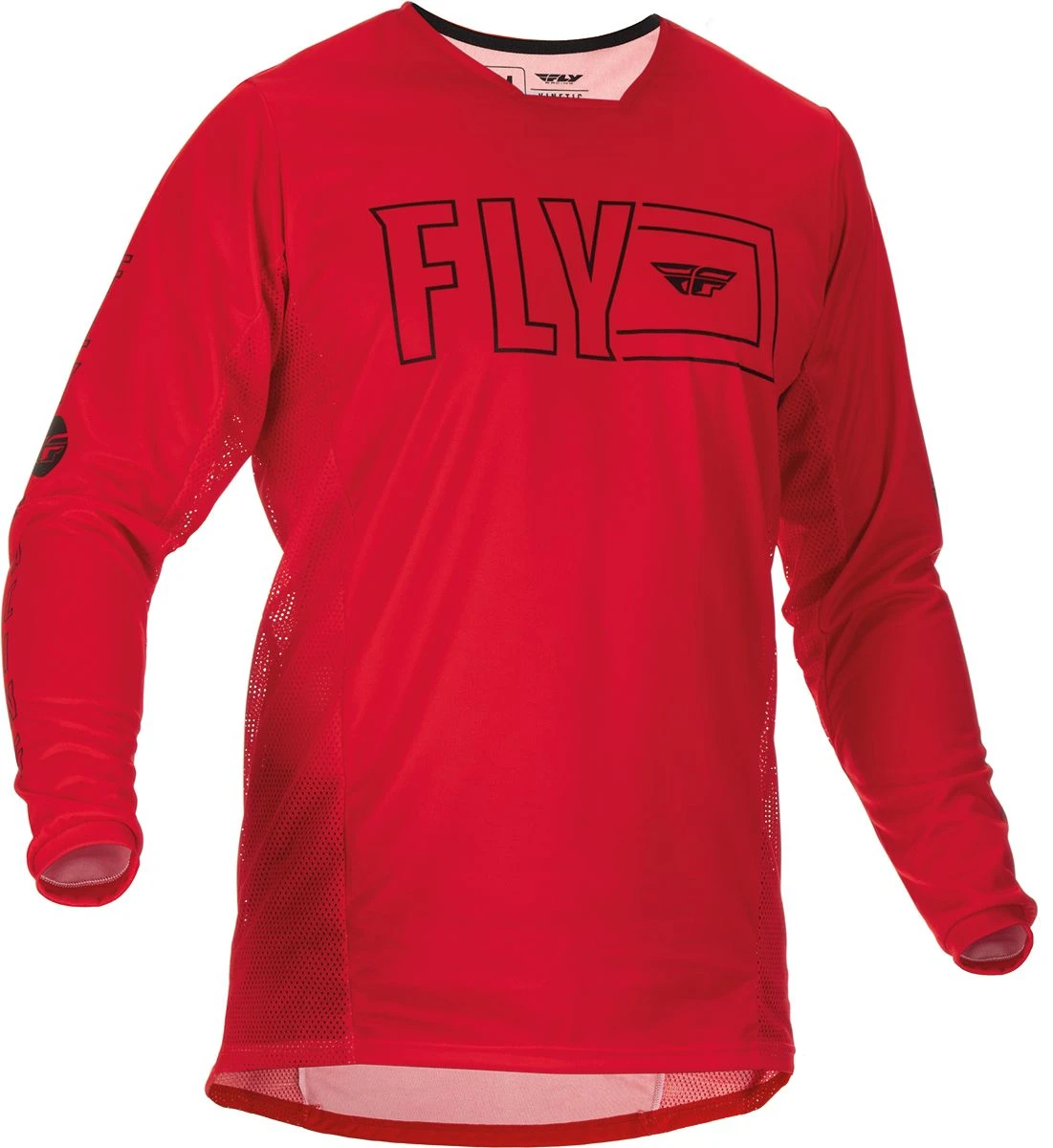 FLY Racing Kinetic Fuel Jersey Red Black 1 FLY Racing Kinetic Fuel Jersey Red Black