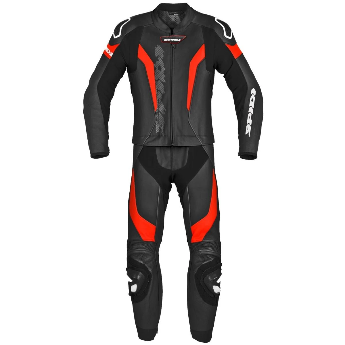 Spidi Laser Touring Black Fluo Red 2 Piece 1 Spidi Laser Touring Black Fluo Red 2 Piece