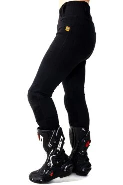 MotoGirl Ribbed Knees Tall Full