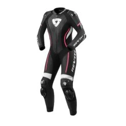 Moto Klaar -Moto Klaar rev it xena 3 lady black pink motorcycle suit
