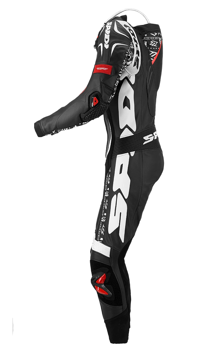 Spidi Track Replica Evo Black White One Piece Racing Suit 9 Spidi Track Replica Evo Black White One Piece Racing Suit - Afbeelding 9