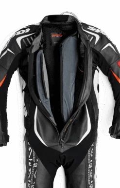 Moto Klaar -Moto Klaar spidi track replica evo black white one piece racing suit3