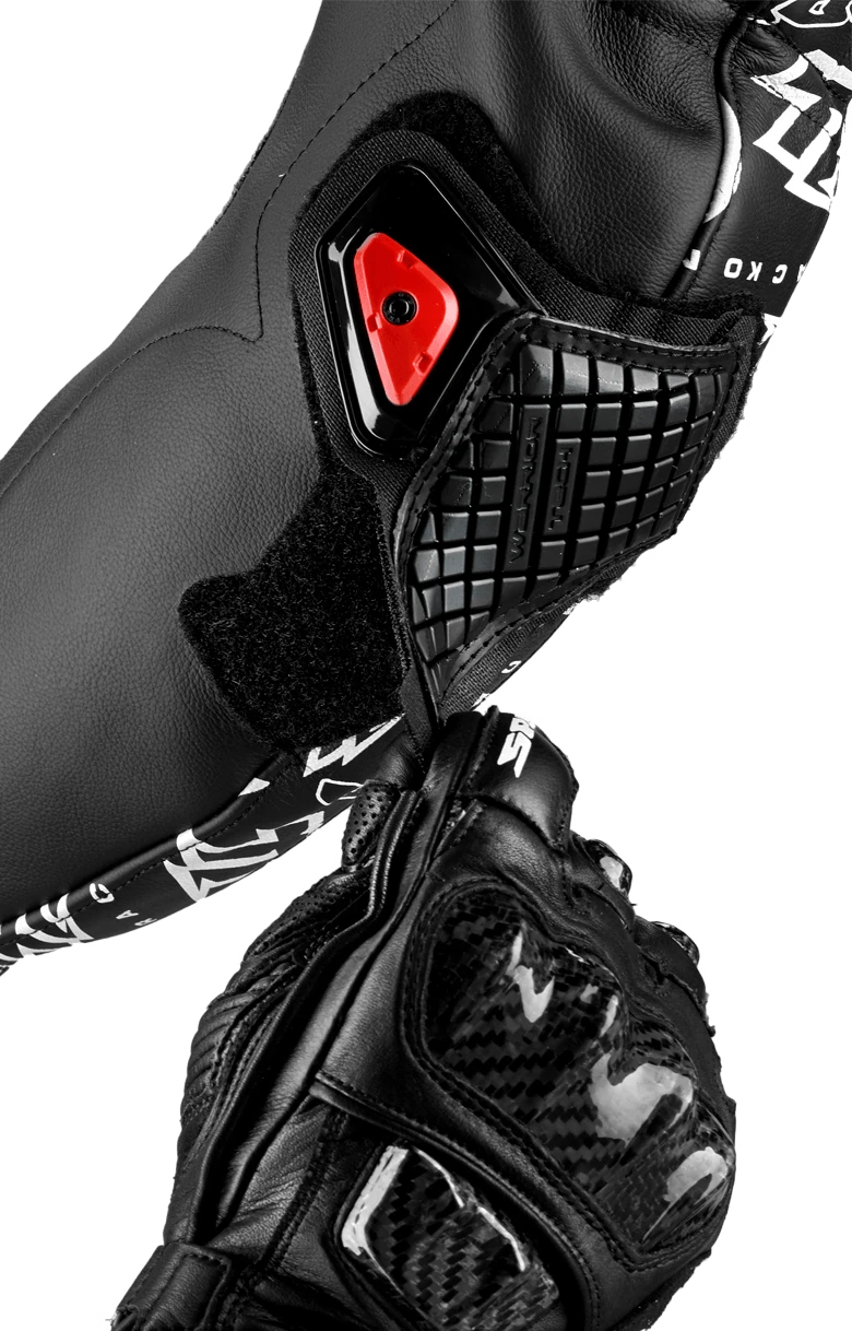 Spidi Track Replica Evo Black White One Piece Racing Suit 3 Spidi Track Replica Evo Black White One Piece Racing Suit - Afbeelding 3