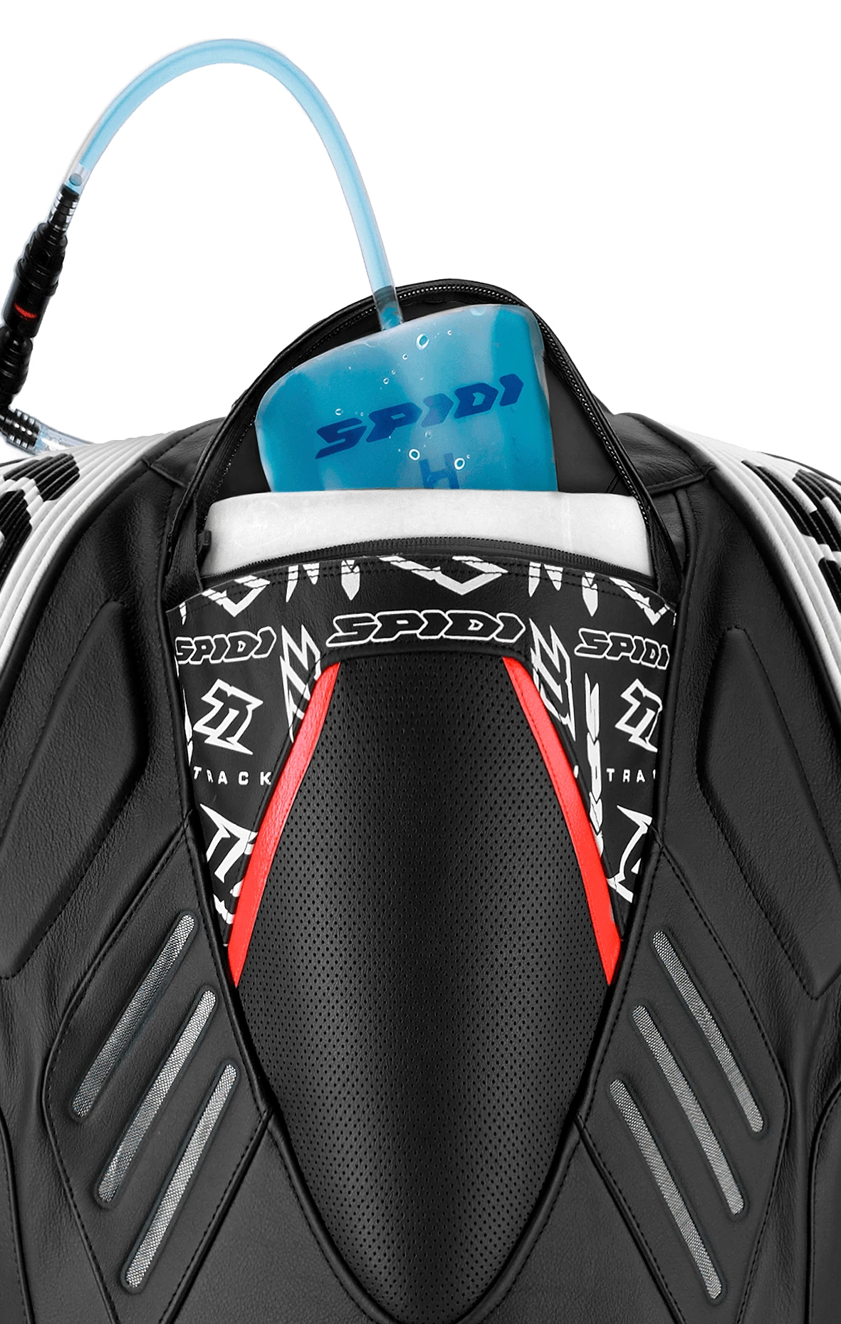 Spidi Track Replica Evo Black White One Piece Racing Suit 5 Spidi Track Replica Evo Black White One Piece Racing Suit - Afbeelding 5