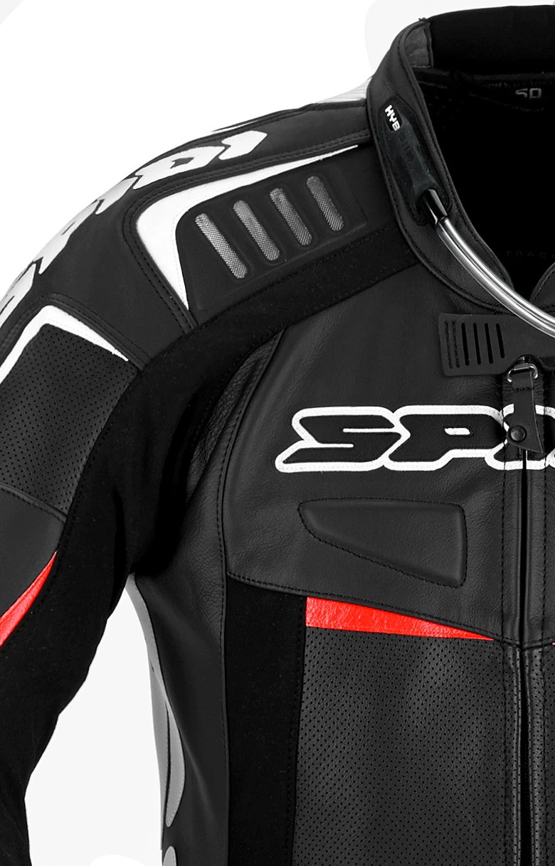 Spidi Track Replica Evo Black White One Piece Racing Suit 4 Spidi Track Replica Evo Black White One Piece Racing Suit - Afbeelding 4